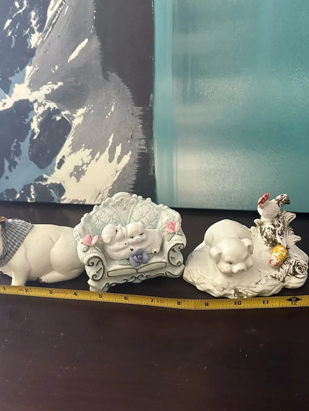 Decorative Ceramic Animal Figurine Set - Charming Home Accent